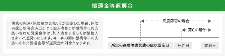 償還金等返戻金