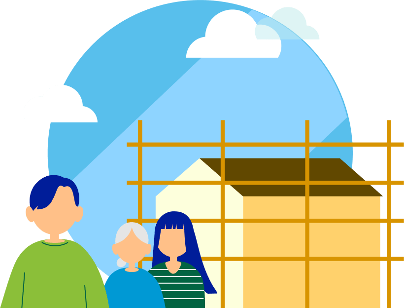 まちづくりへの支援 イメージ